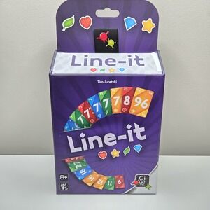 Line-It Card Game Gigamic GMLI-EN Family Run Collecting Number Fast Quick